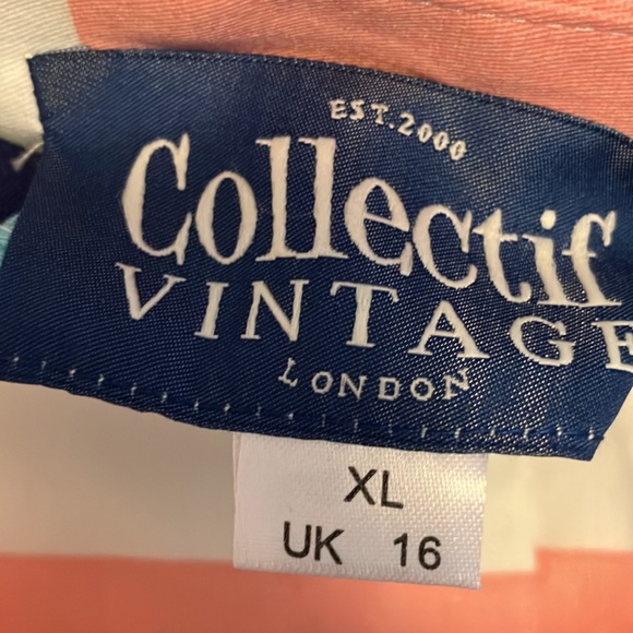 Collectif Camilla Candy Stripes Skirt - Picture 7 of 11